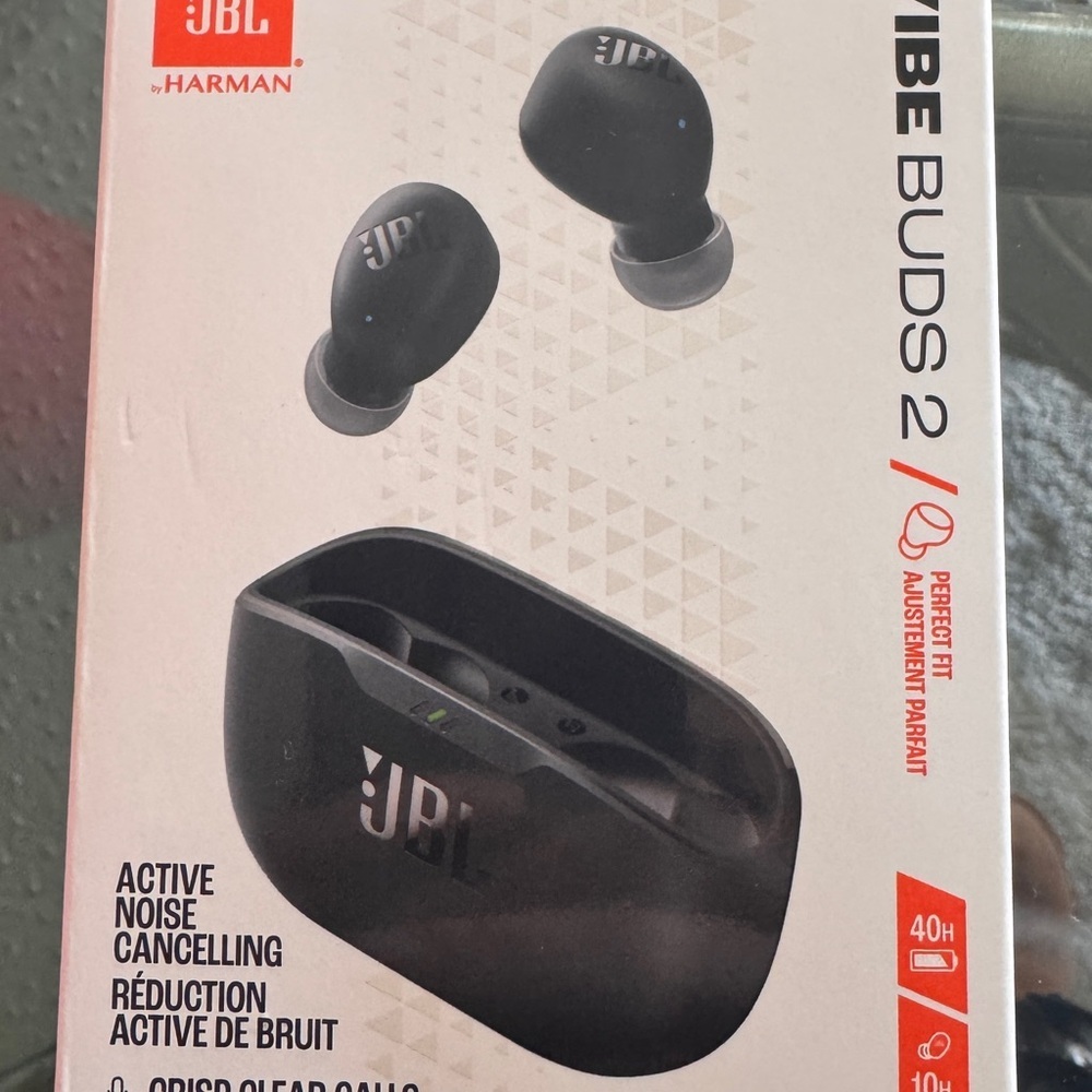 JBL Vibe Buds 2 True Wireless Earbuds - Black